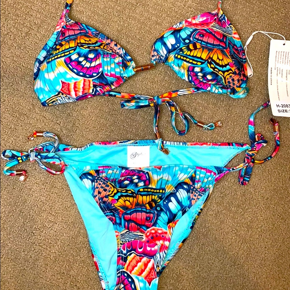 Medium bikini swim new gems sexy